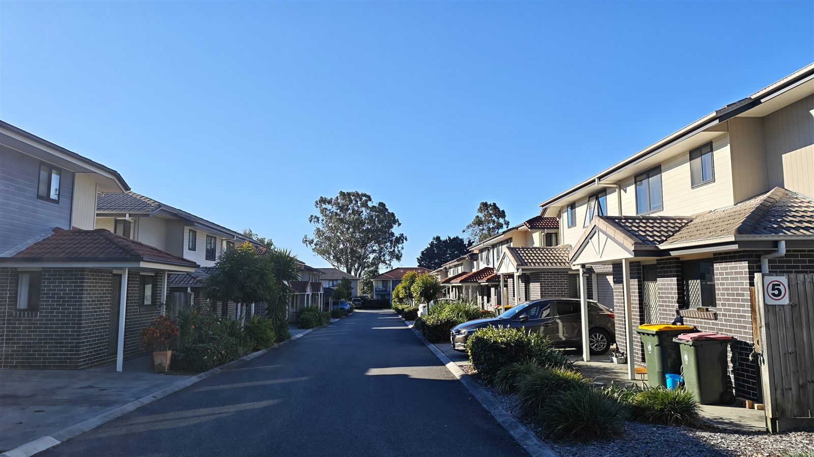 Residential internal street at AcaciaFields